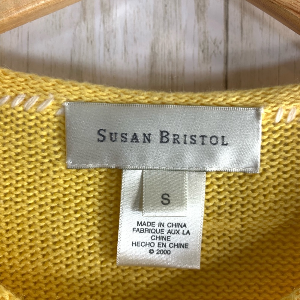 Susan Bristol Vintage floral sweater size Small - Picture 3 of 6